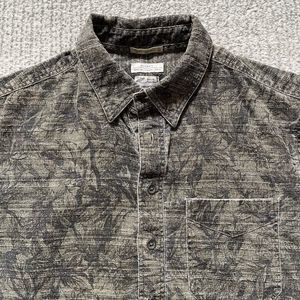 Allsaints Extra Small XS Shuttle Notes Popover Shirt Short Sleeve
